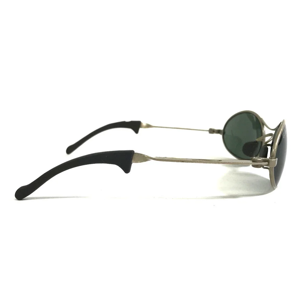 Vintage B&L Ray-Ban Sunglasses Orbs W2178 Polished Pewter Oval Bausch & Lomb
